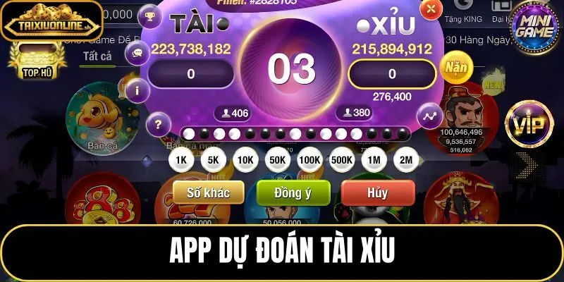 App dự đoán tài xỉu