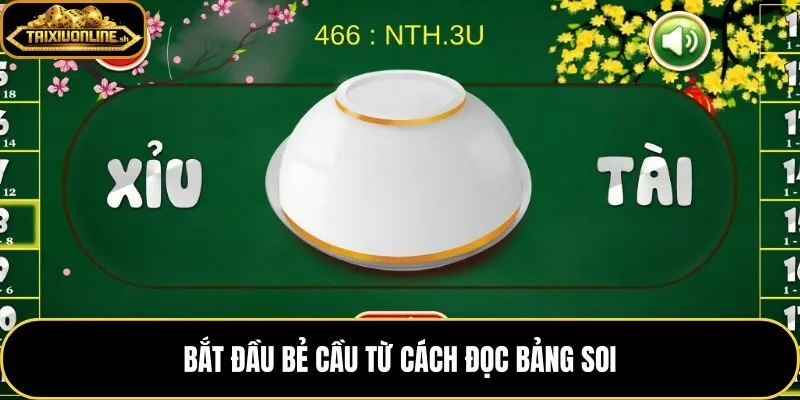 Cách bẻ cầu tài xỉu qua bảng soi và chu kỳ
