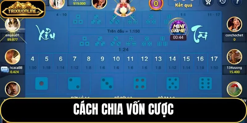 Cách chia vốn cược