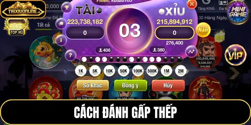Cách đánh gấp thếp