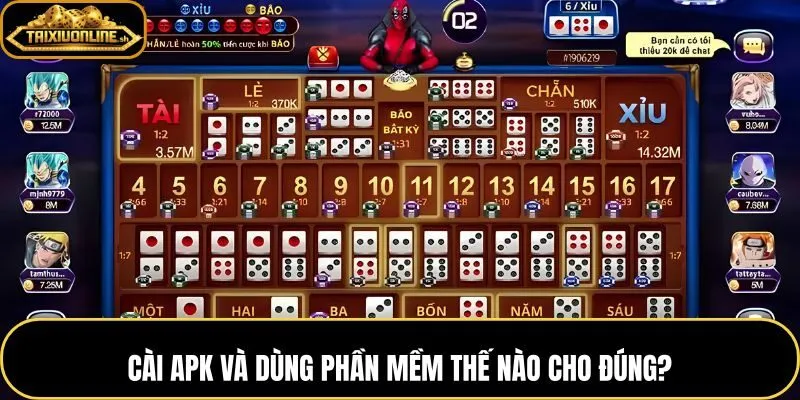 Cài App dự đoán tài xỉu và đọc dữ liệu đúng nguồn