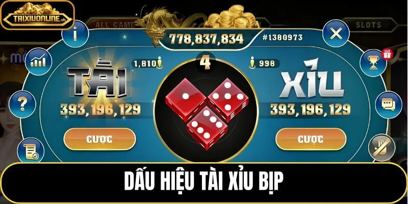 Dấu hiệu tài xỉu bịp