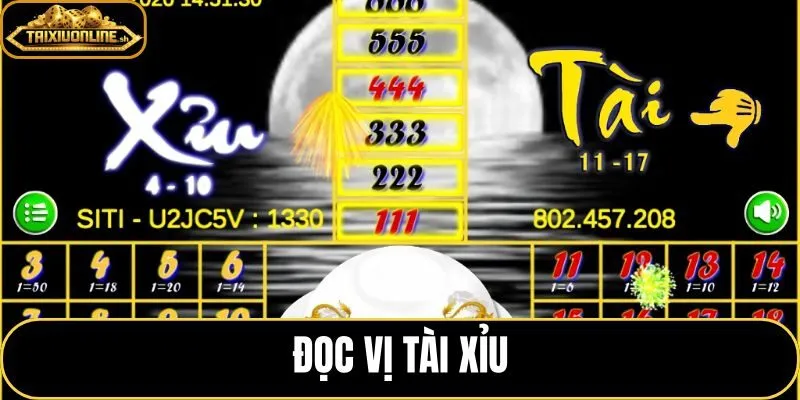 Đọc Vị Tài Xỉu