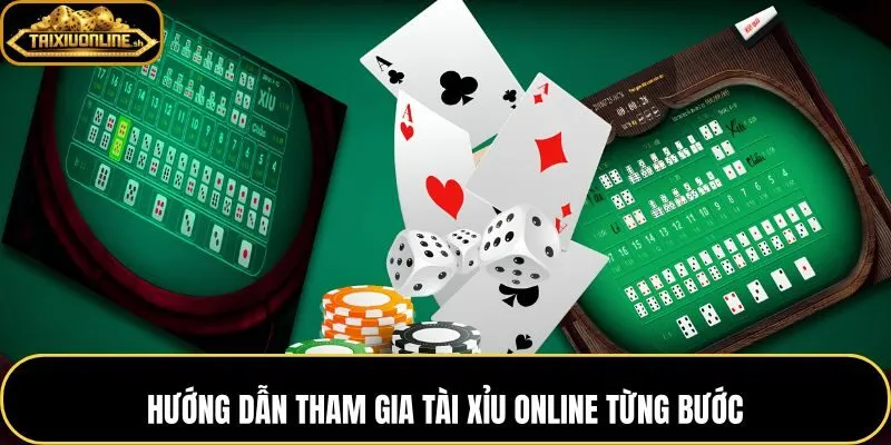 Trình tự từng bước vào ván trò chơi lắc tài xỉu online