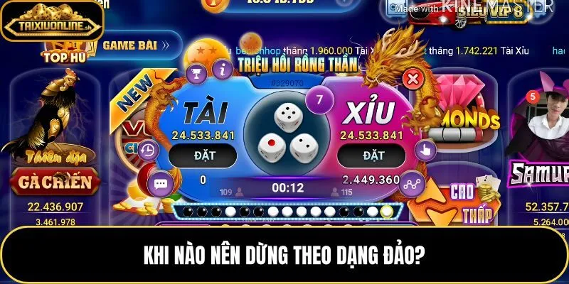 Cầu đảo tài xỉu và dấu hiệu gãy nhịp cần dừng