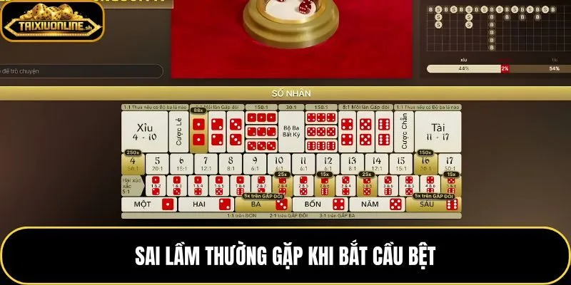 Nhận biết cầu bệt tránh vào sớm và bám chuỗi muộn