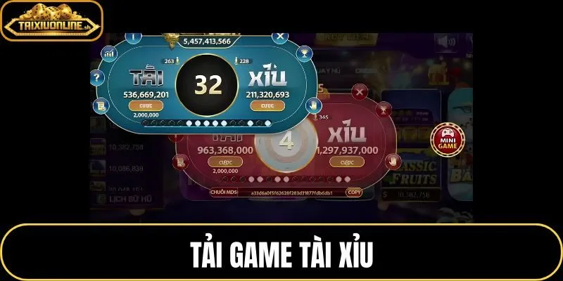 Tải game tài xỉu