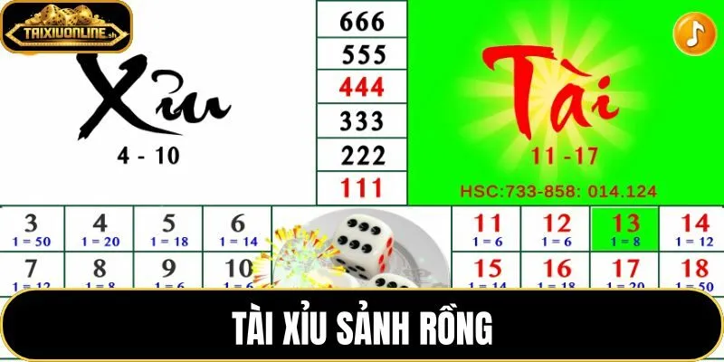 Tài xỉu sảnh rồng
