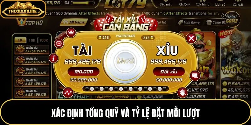 Cách chia vốn cược với tổng quỹ và mức cược gốc